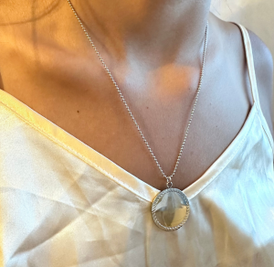 Collier Médaille Ronde Tressée – Gravure