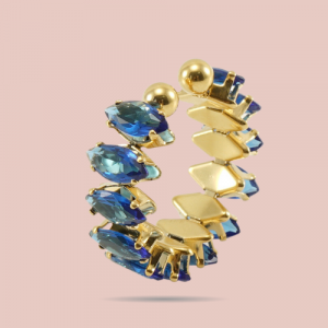 Bague Éclat Impérial – Cristaux Émeraude