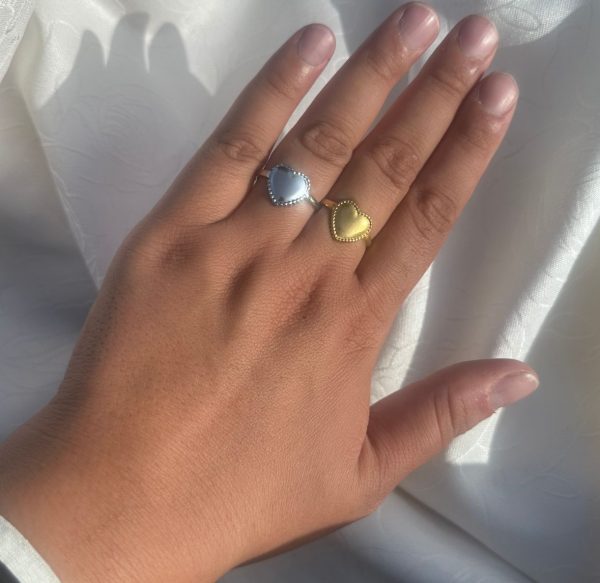 Bague Liora – Cœur Personnalisé
