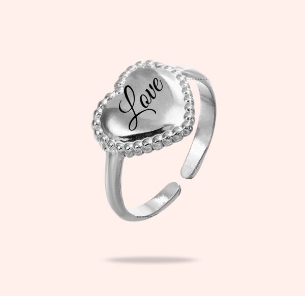 Bague Liora – Cœur Personnalisé – Image 3