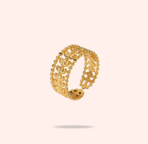 Bague Aurélia – Dorée – Image 2